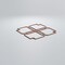Ekena Millwork Large Englewood Decorative Fretwork Wood Wall Panels, Walnut, 23 3/8"W x 23 3/8"H x 3/8"T WALW24X24X0375EWDWA - alternate 5